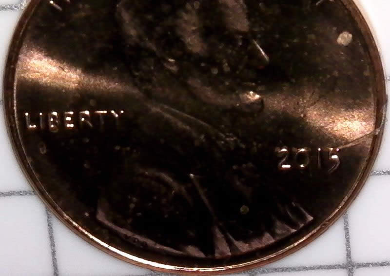 2015-P-Lincoln-Cent-With-Hanging-Piece-Of-Rim-Burr-Attached!-Insane-Find!